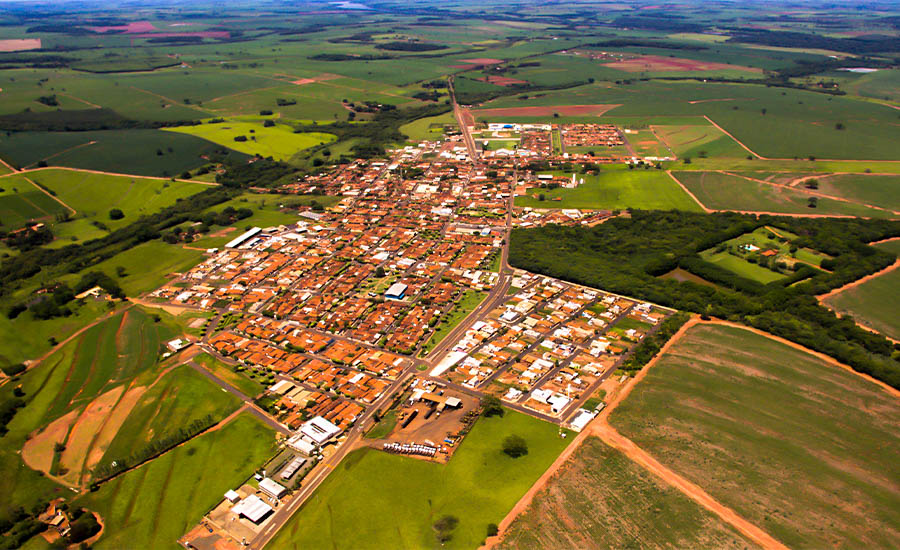 Vista Aéria de Orindiuva SP